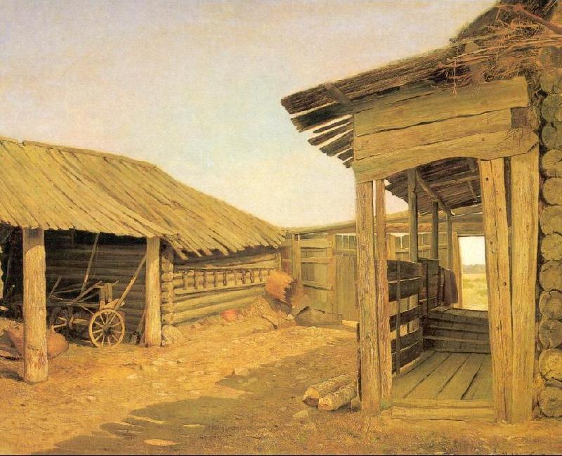 Country Courtyard, Ivan Shishkin